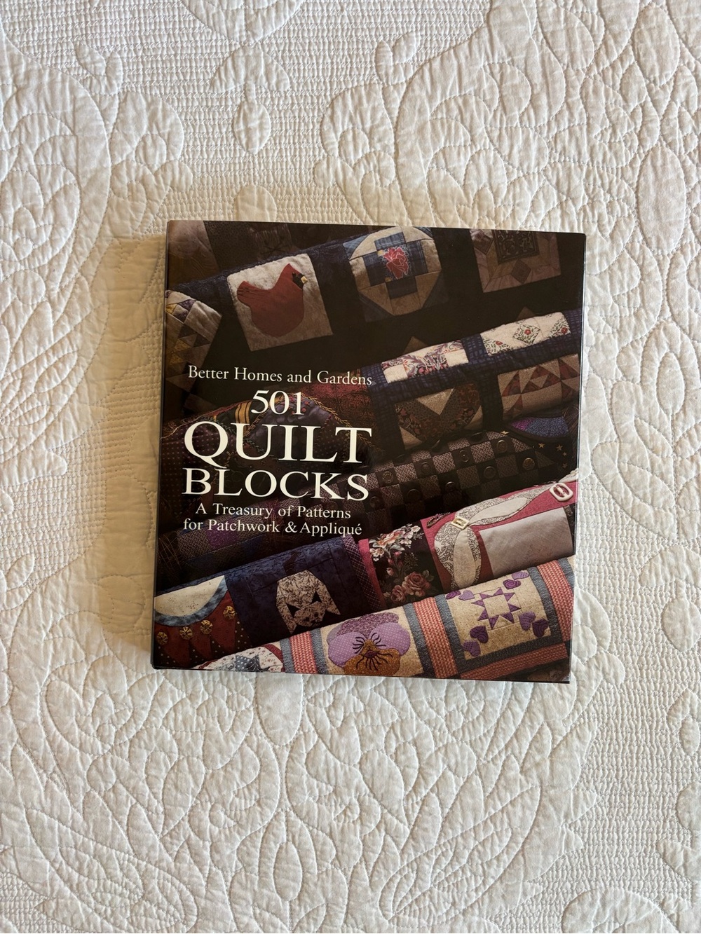 Vintage Better Homes and Gardens 501 Quilt Blocks - Brown and Multi Accent